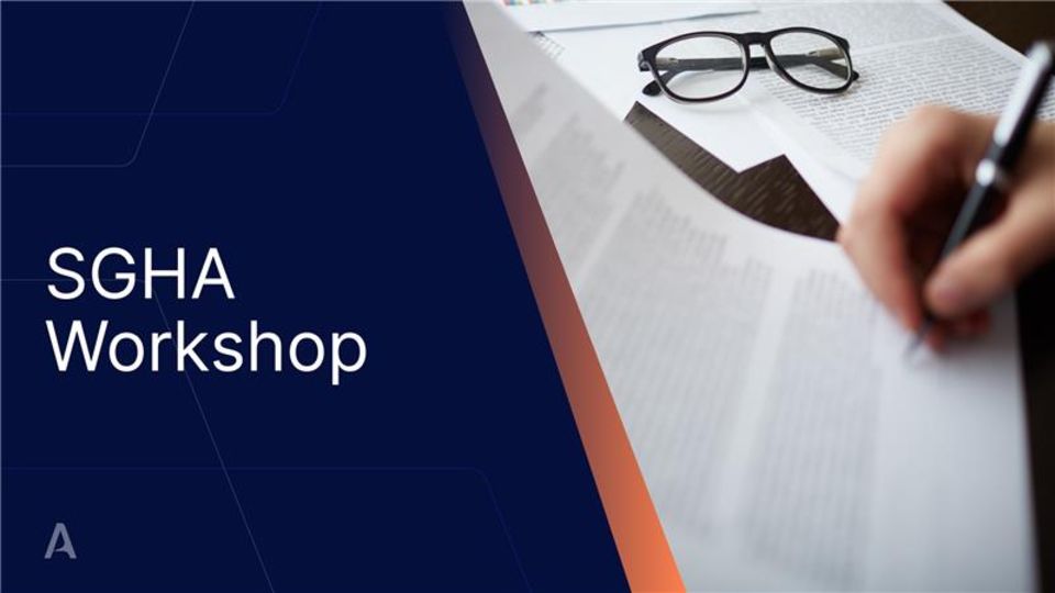 SGHA Workshop